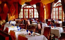 Circo-Restaurant-Las-Vegas-Various-Metallic-Paint-Collection-Colors-Painted-on-Trim-and-Mouldings